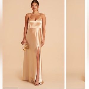 Birdy Grey Gold Satin Dress